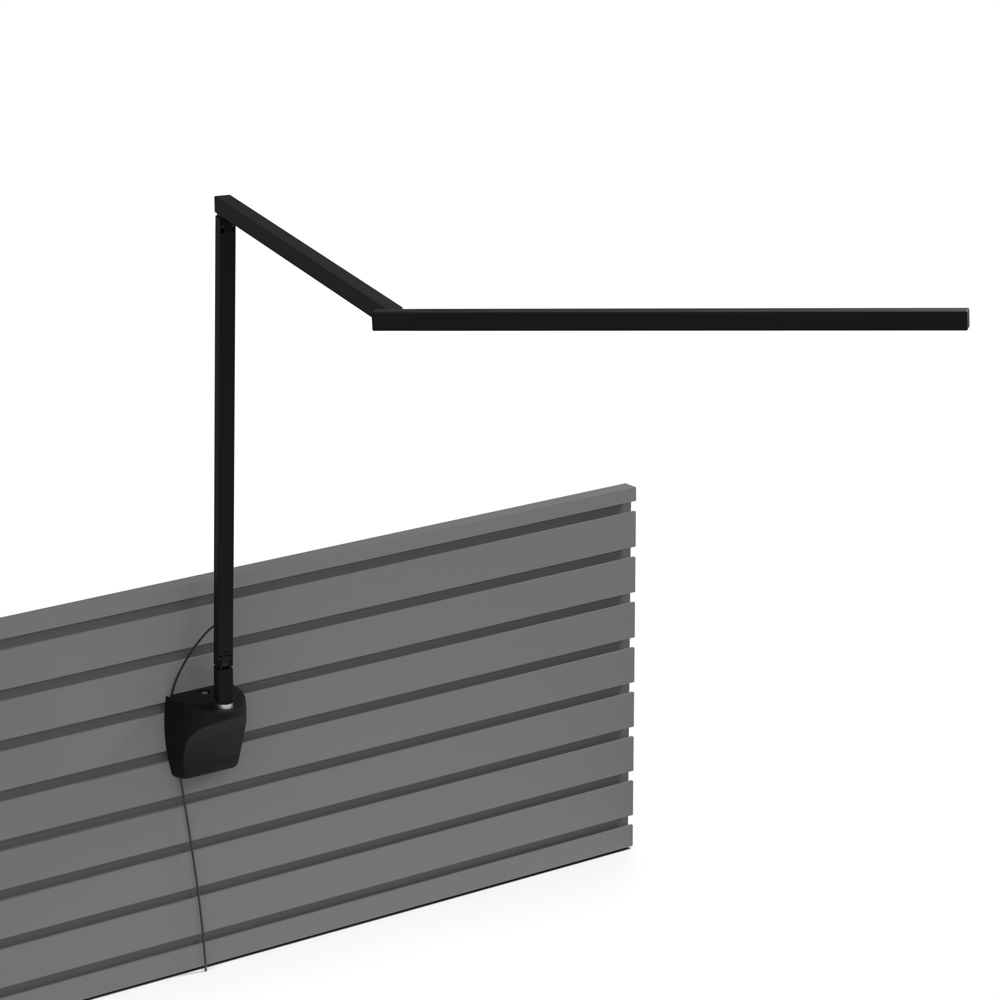 Z-Bar Gen 4 Slatwall Mount Desk Lamp Wall Light in Matte Black
